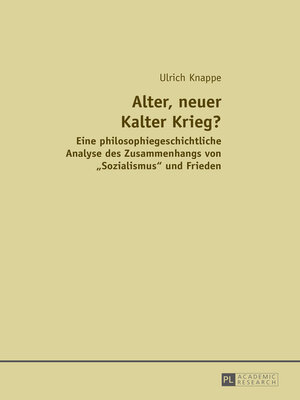 cover image of Alter, neuer Kalter Krieg?